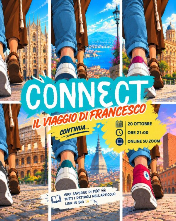 ✨ CONNECT – IL CAMMINO DI FRANCESCO ✨ 👣 Il viaggio continua e tu non…